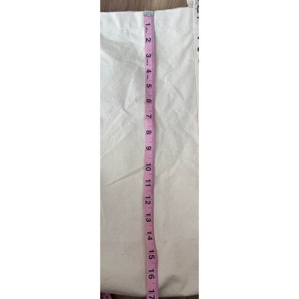 VUORI The Rise The Shine Natural/Cream Canvas Oversize Tote Bag‎ - Picture 5 of 6